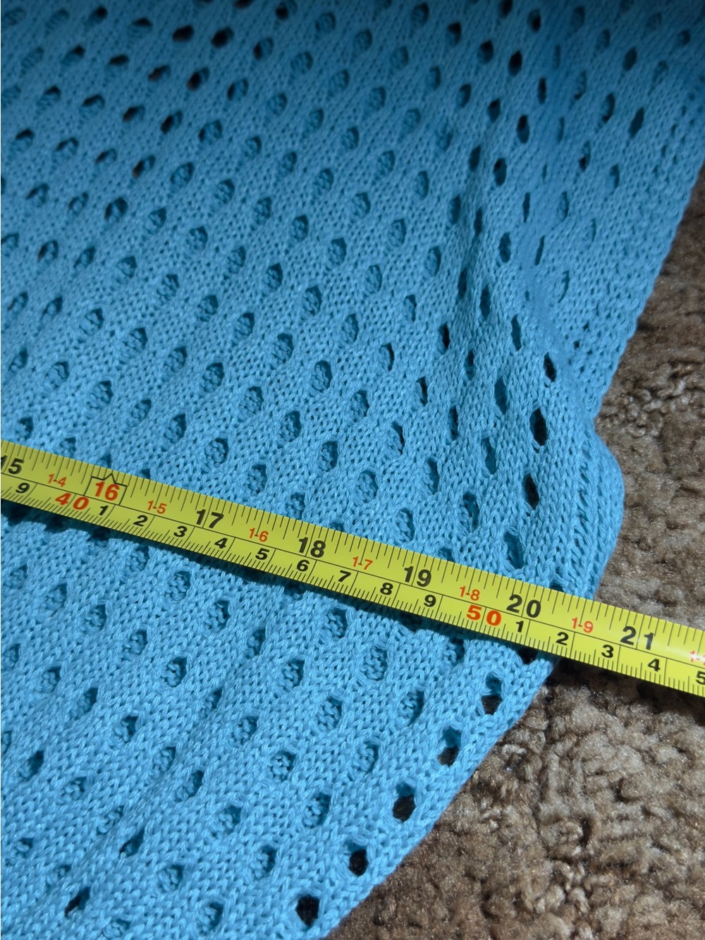 Cupshe Turquoise Blue Crochet Swim Coverup - Picture 3 of 8